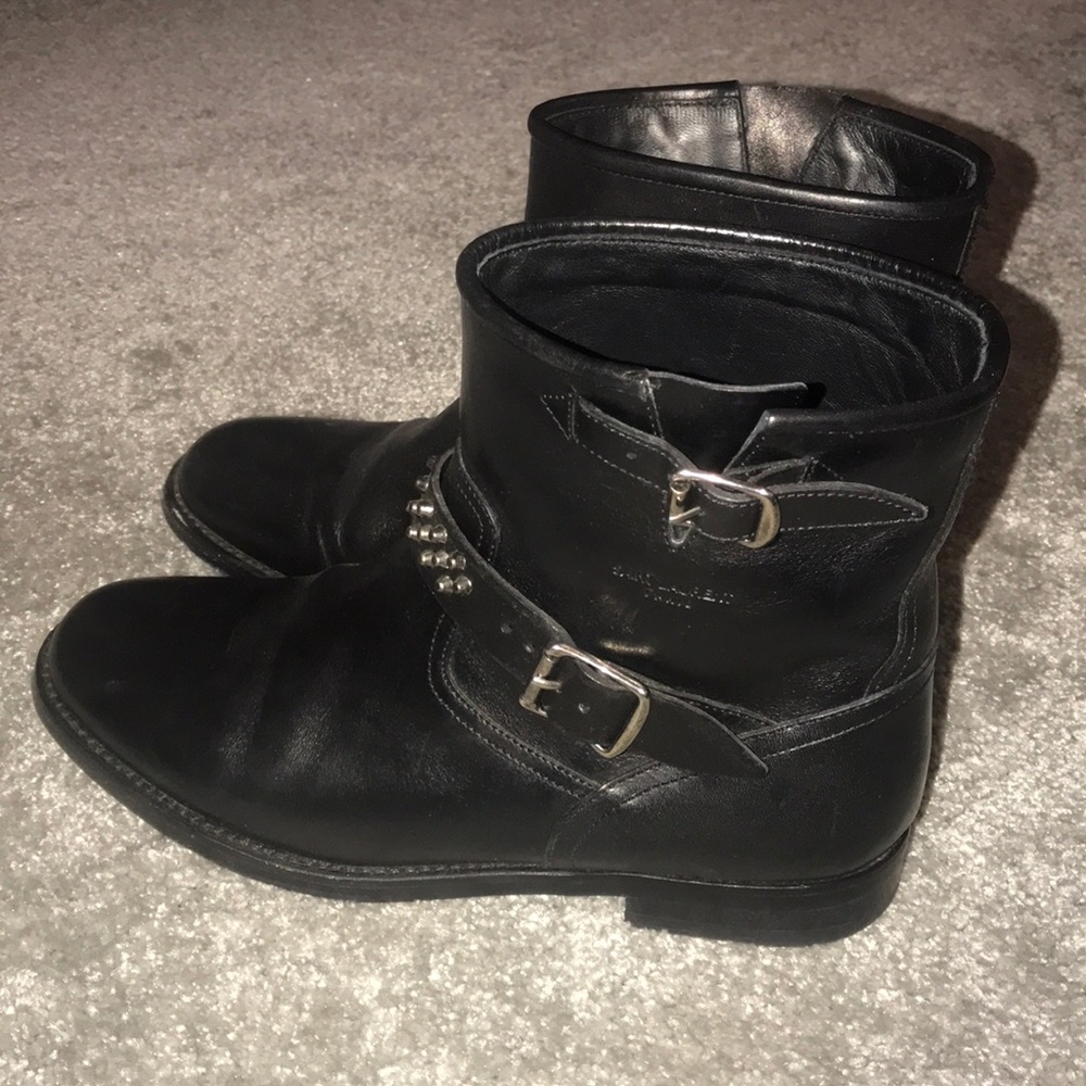 Saint Laurent biker boots - Picture 2 of 4